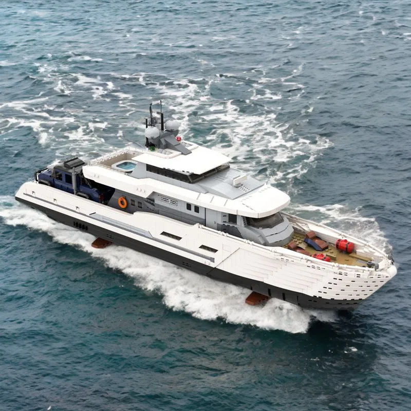 เรือยอชท์สีขาว Moc Explorer จำ - Model Kit Yacht บทวิจารณ์และราคา