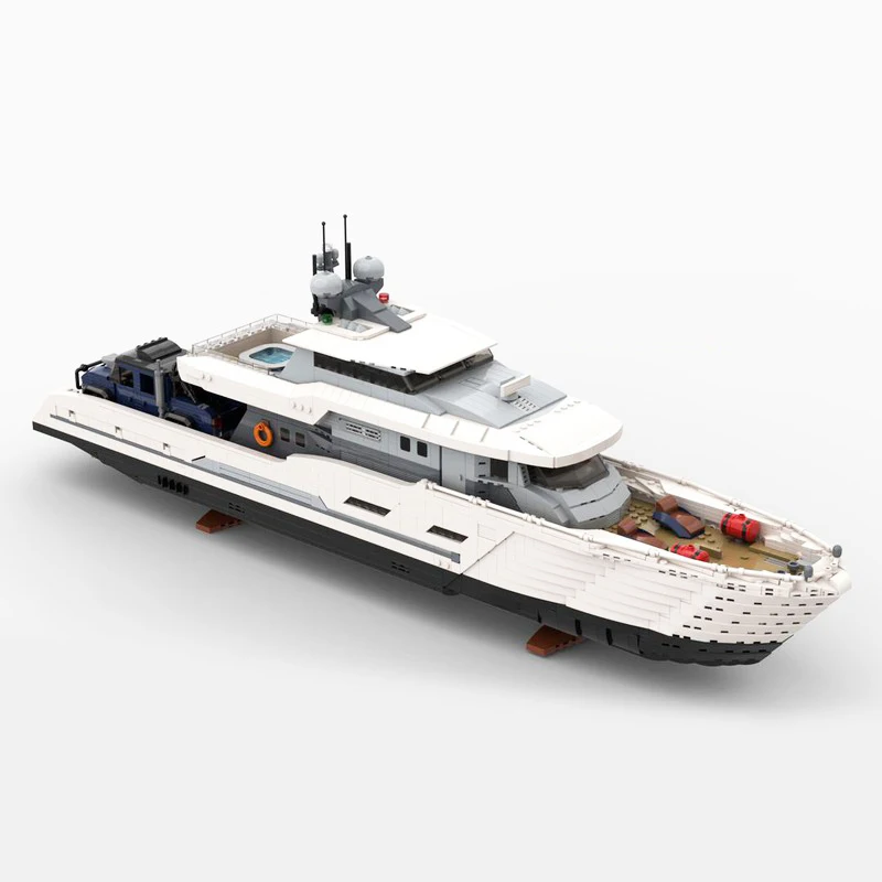 เรือยอชท์สีขาว Moc Explorer จำ - Model Kit Yacht บทวิจารณ์และราคา