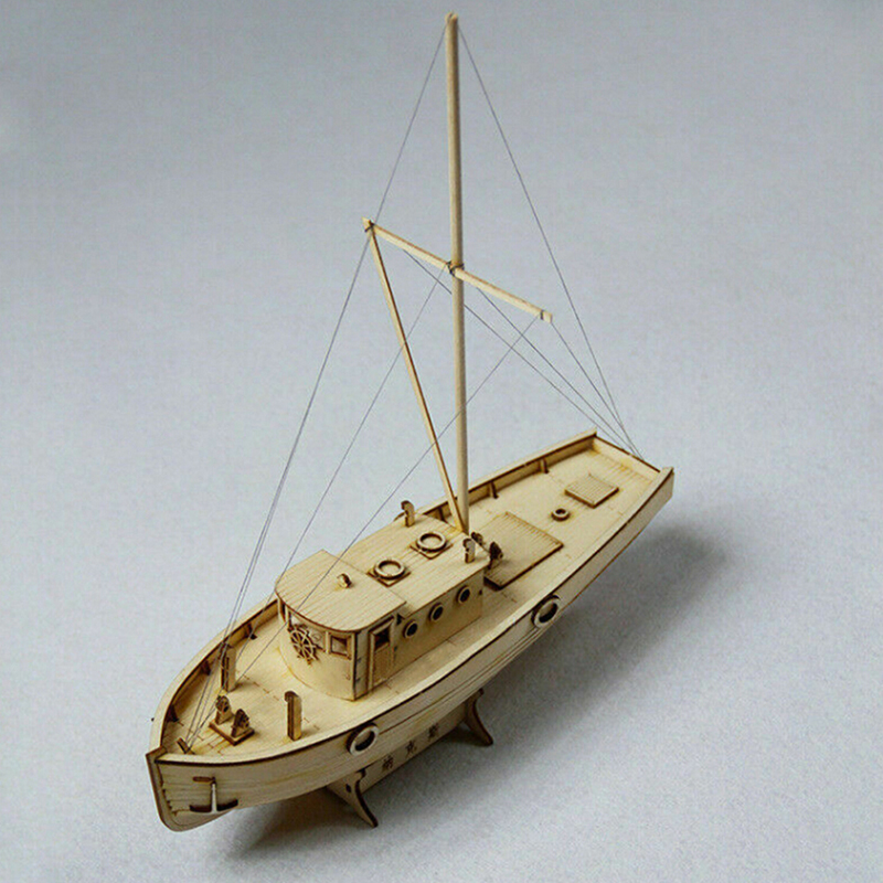 1:30 เรือประกอบชุดเรือใบไม้ DI - Model Kit Yacht บทวิจารณ์และราคา